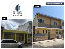 Obra Residencial Apts/Comercial - 06 apts/02 lojas